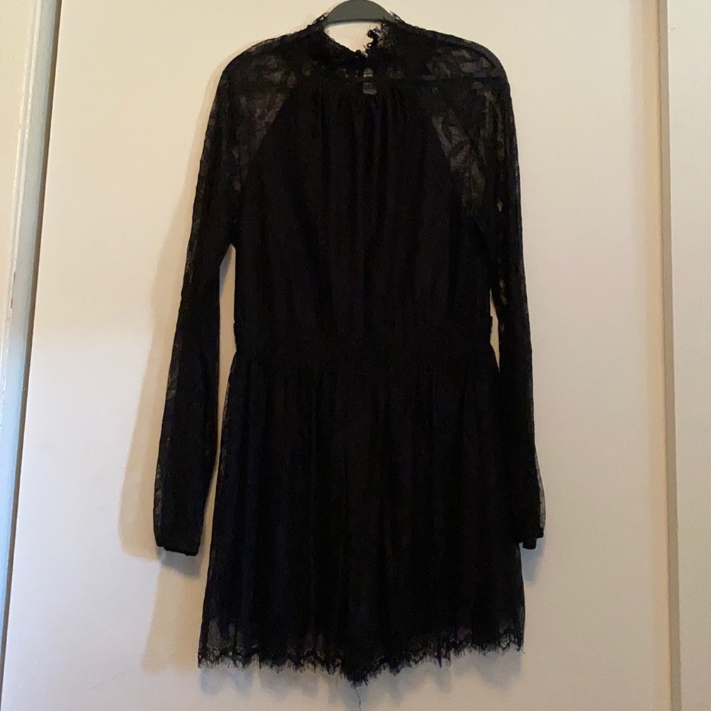 Black Boutique Lace Romper